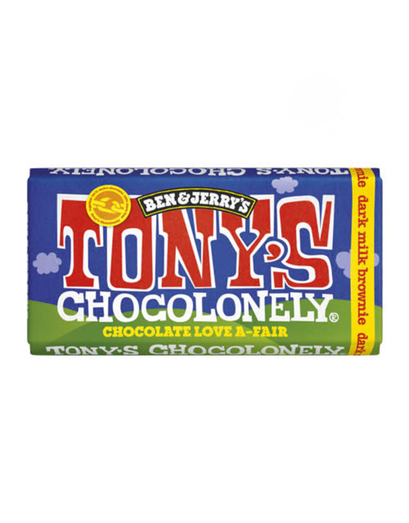 Tonys Chocolonely Tony's Chocolonely B/J Dark Milk Chocolate Brownie 180g