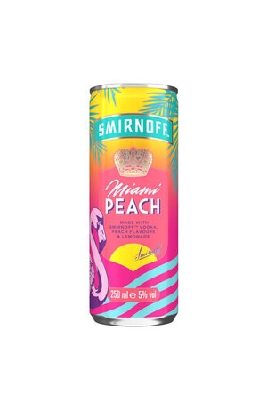 Smirnoff Smirnoff Vodka Miami Peach & Lemonade