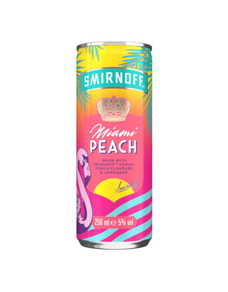Smirnoff Smirnoff Vodka Miami Peach & Lemonade