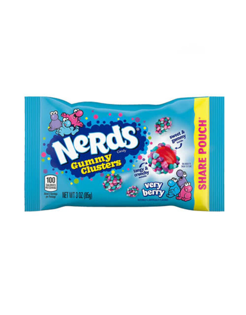 Wonka Nerds Very Berry  Gummy Clusters  85g