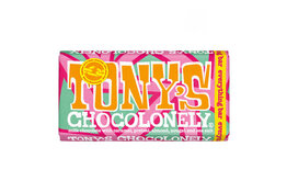Tonys Chocolonely Tony's Chocolonely Milk Chocolate Caramel, Almonds, Pretzels, Nougat and Sea Salt 180g