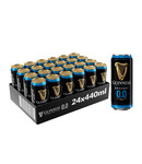 Guinness Guinness 0.0 Non-Alcohol Stout 440ml x 24 Cans (Case Offer)