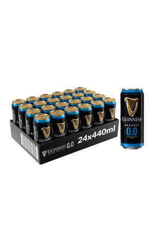 Guinness Guinness 0.0 Non-Alcohol Stout 440ml x 24 Cans (Case Offer)