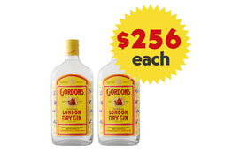 Gordon’s Gin Gordon’s Gin 750ml x 2 Bottles Value Pack