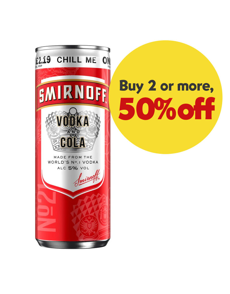 Smirnoff Smirnoff Vodka and Cola_