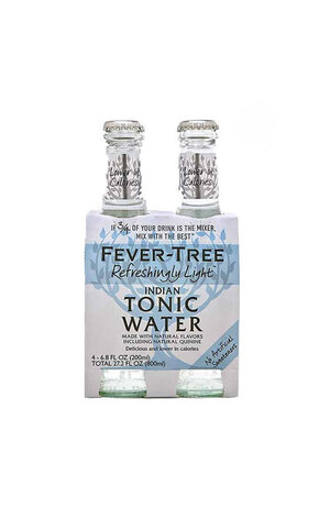 Fever Tree Fever Tree Refreshingly Light Tonic Water 200ml (Pack of 4 Bottles)