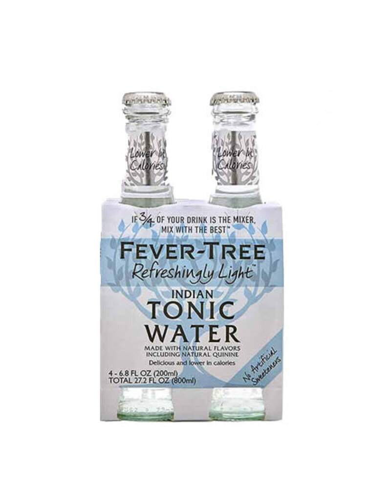Fever Tree Fever Tree Refreshingly Light Tonic Water 200ml (Pack of 4 Bottles)