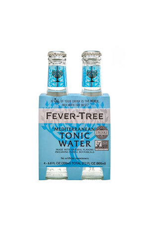 Fever Tree Fever Tree Mediterranean Tonic Water 200ml (Pack of 4 Bottles)'