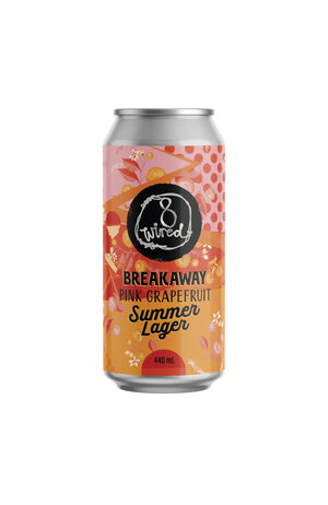 8Wired Brewing 8Wired Breakaway Pink Grapefruit Summer Lager
