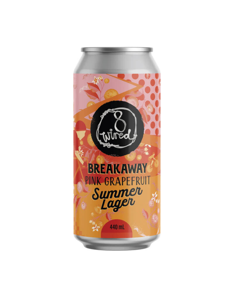 8Wired Brewing 8Wired Breakaway Pink Grapefruit Summer Lager