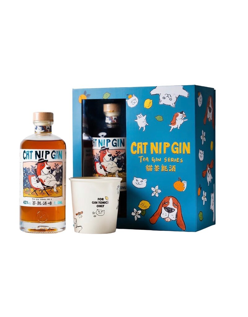 N.I.P Distilling 無名氏 N.I.P Catnip Gin Special Edition Tea Gin Series No. 3 with Gift Box and Cup 500ml