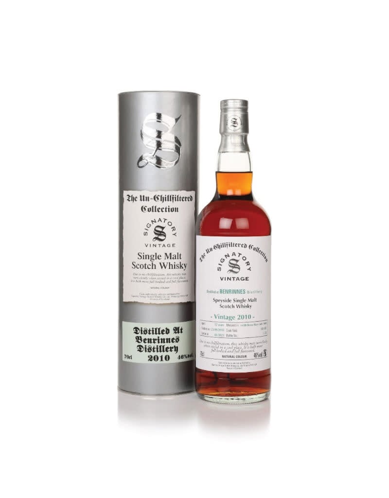 Signatory Signatory Vintage 2010 12 year Old Single Malt Scotch Whisky Distilled at Benrinnes Distillery 700ml