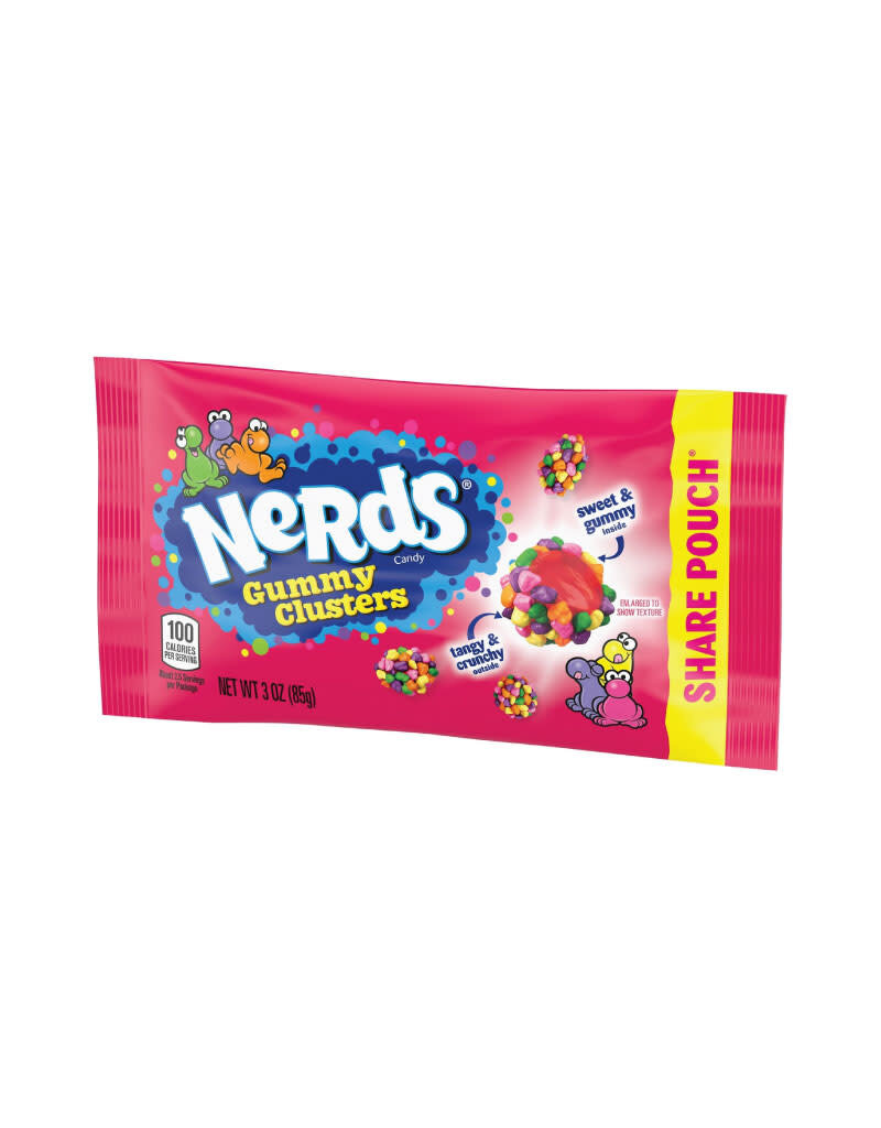 Nerds Nerds Rainbow Clusters Share Pouch 85g