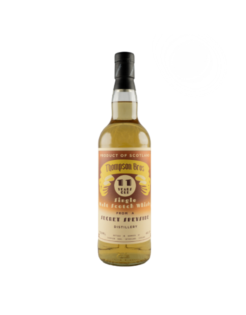 Thompson Brothers Thompson Brothers Secret Speyside 11 Year Old Single Malt Scottish Whisky 2010
