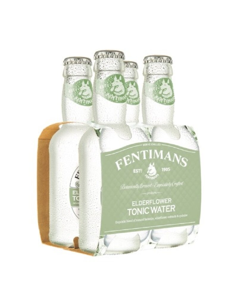 Fentimans Fentimans Elderflower Tonic Water 200ml (Pack of 4 Bottles)