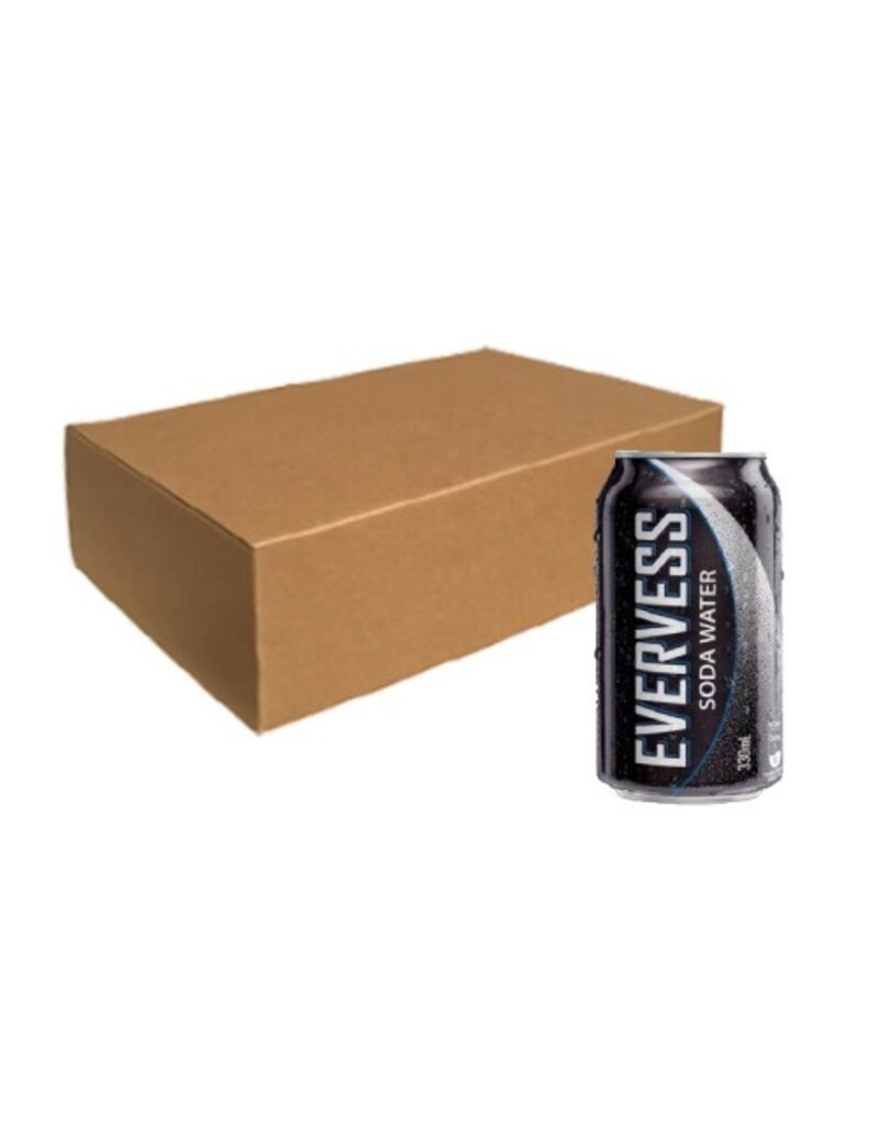 Evervess Evervess Soda Water x 24 cans (Case Offer)