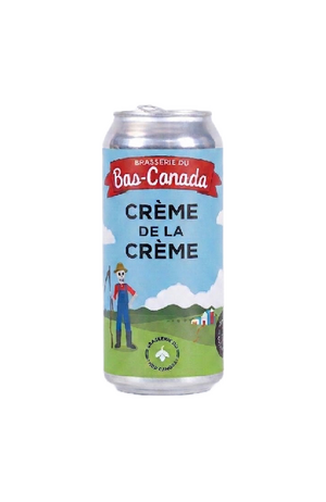 Brasserie Du Bas Brasserie Du Bas Crème de la New Double IPA with Citra, pESHarine, Waimea Nelson Crème Sauvin & Nelson Sauvin Hop Kief 473ml