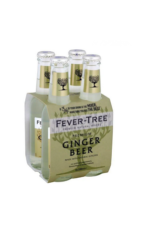 Fever Tree Fever Tree Ginger Beer 200ml (Pack of 4 Bottles)