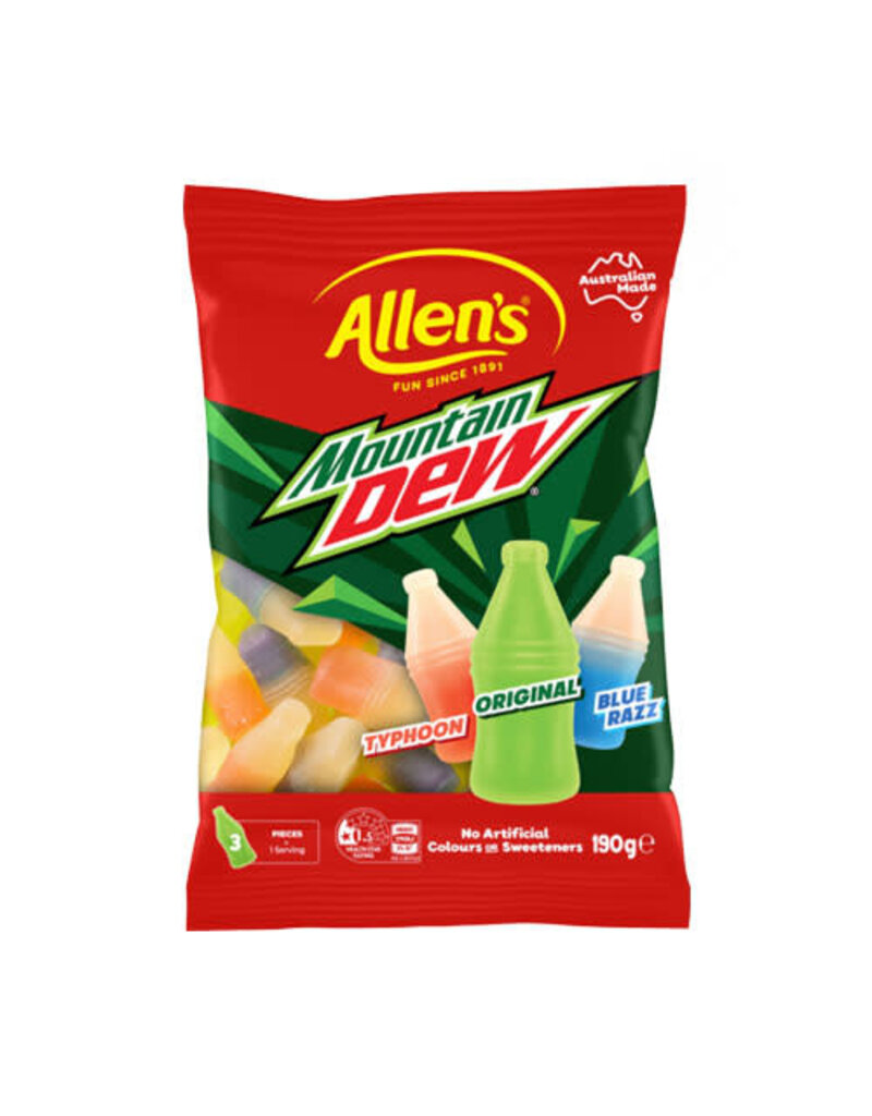 Allen's Allen's Mountain Dew Jellies 190g