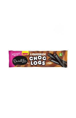 Darrell Lea Darrell Lea Triple Liquorice Choc Logs 110g