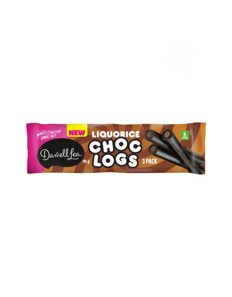 Darrell Lea Darrell Lea Triple Liquorice Choc Logs 110g
