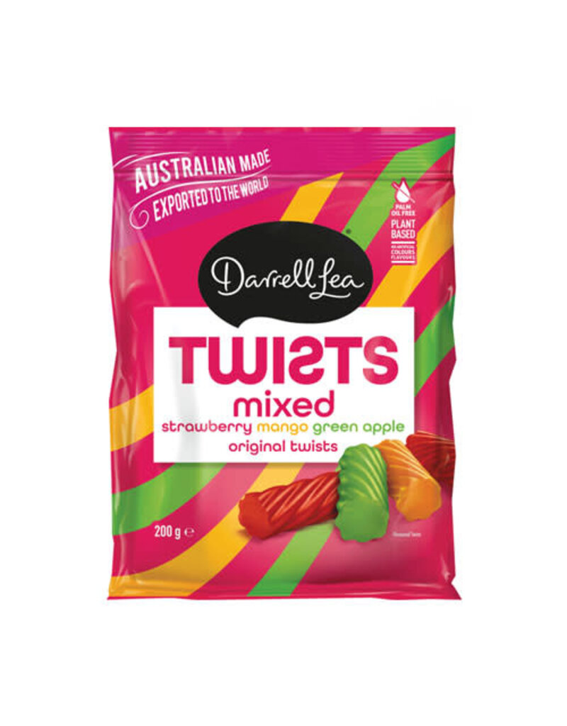 Darrell Lea Darrell Lea Twists Mixed 200g