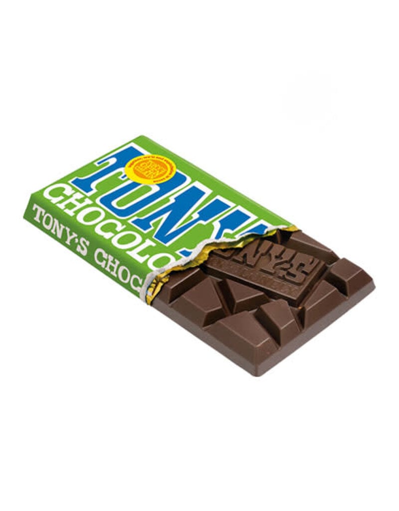 Tonys Chocolonely Tony's Chocolonely 51% Dark Chocolate Almond & Sea Salt 180g