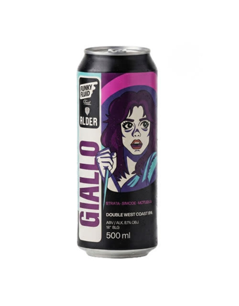 Funky Fluid Funky Fluid FEAT. Alder Giallo Strata, Simcoe & Motueka Double West Coast IPA