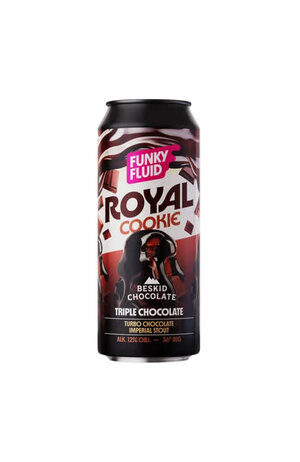 Funky Fluid Funky Fluid Royal Cookie Triple Chocolate w Beskid Chocolate Turbo Chocolate Imperial Stout w. 3 different types of cocoa nibs