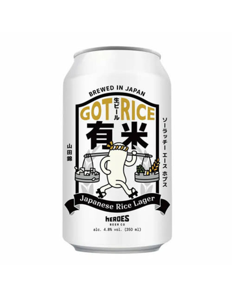 Heroes Beer Heroes Beer Got Rice Japanese Rice Lager