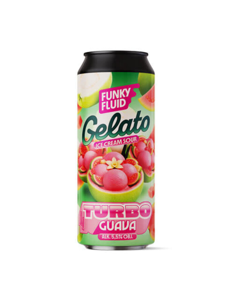 Funky Fluid Funky Fluid Gelato Turbo Guava Ice Cream Sour w. white guava, pink guava & vanilla