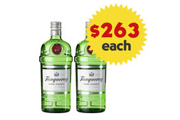 Tanqueray Tanqueray London Dry Gin 1000ml x 2 Bottles Value Pack