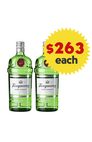 Tanqueray Tanqueray London Dry Gin 1000ml x 2 Bottles Value Pack