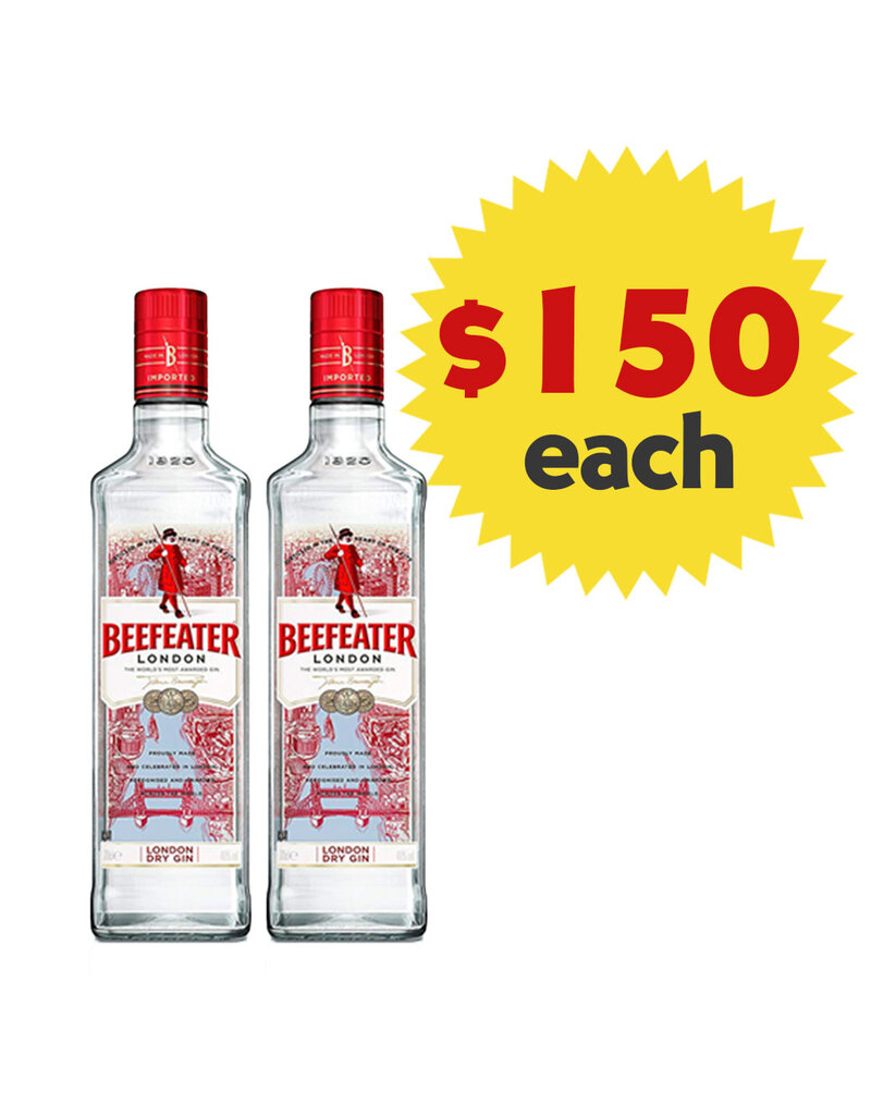 Beefeater Gin Beefeater Dry Gin 1000ml x 2 Bottles Value Pack