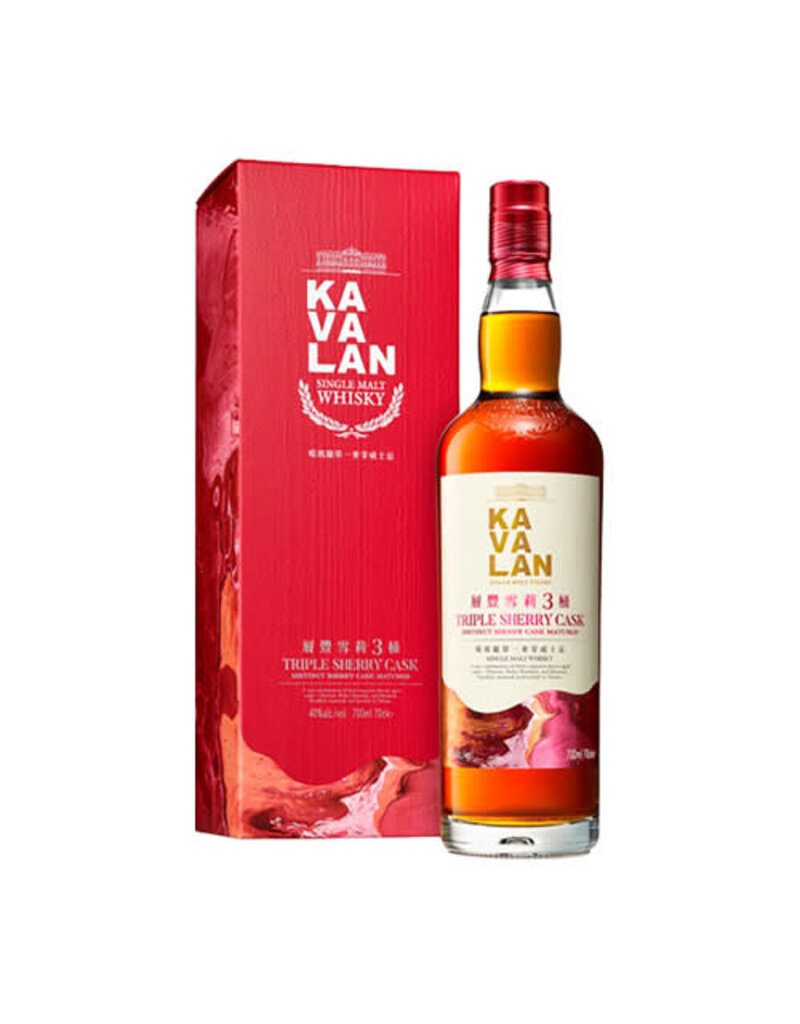 Kavalan Kavalan Triple Sherry Cask Single Malt Whisky, Taiwan