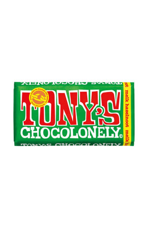 Tonys Chocolonely Tony's Chocolonely Milk Chocolate Hazelnut 180g