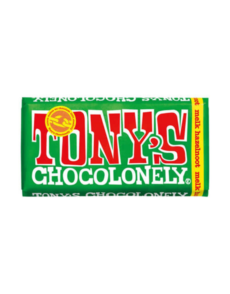 Tonys Chocolonely Tony's Chocolonely Milk Chocolate Hazelnut 180g