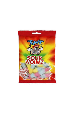 TNT TNT Sour Woimz Bag 140g