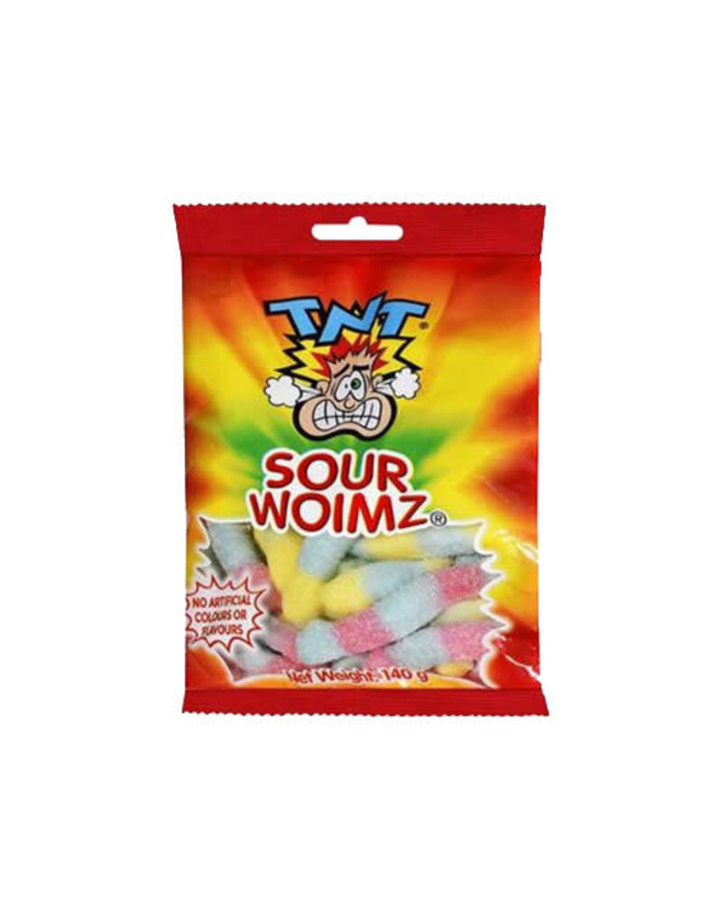 TNT TNT Sour Woimz Bag 140g