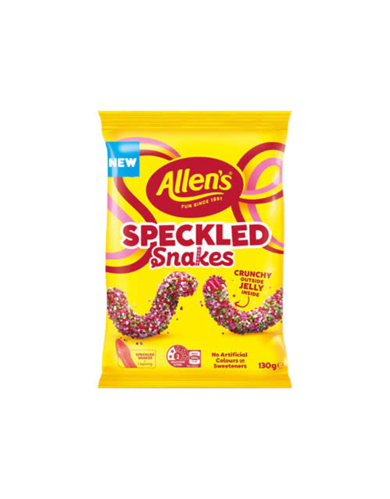 Allen's Allen's Speckled Snakes Lollies 130g