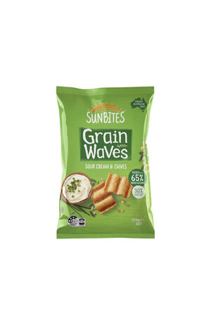 Smith's Sunbites Grain Waves Sour Cream & Chives 170g