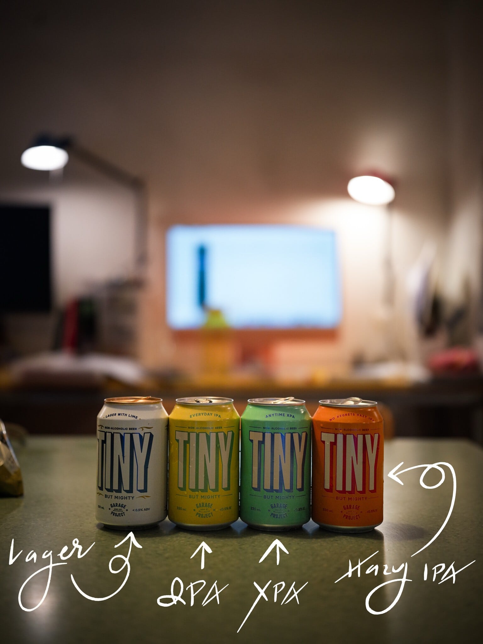 REVIEW #001: GARAGE PROJECT TINY BUT MIGHTY NON-ALCOHOLIC BEERS
