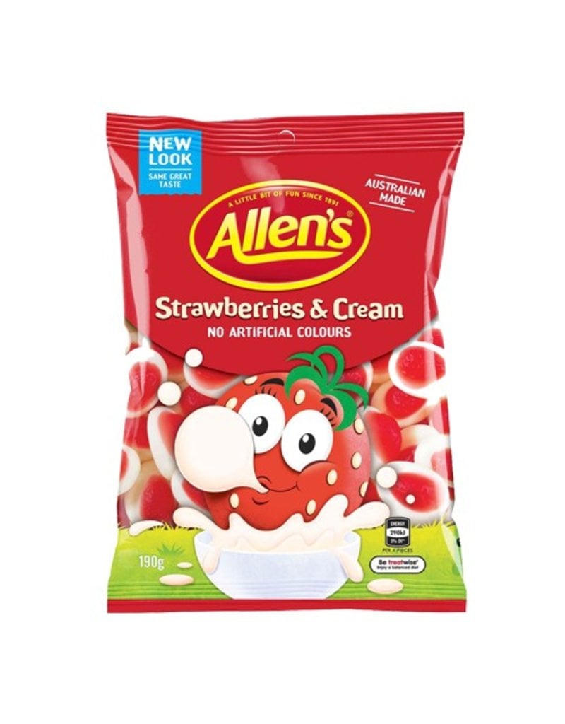 Allen's Allen’s Strawberries & Cream 190g