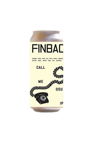 Finback Brewery Finback Call Me DIPA with Citra, Mosaic, Cashmere, Bitter Gold, Idahop Gem