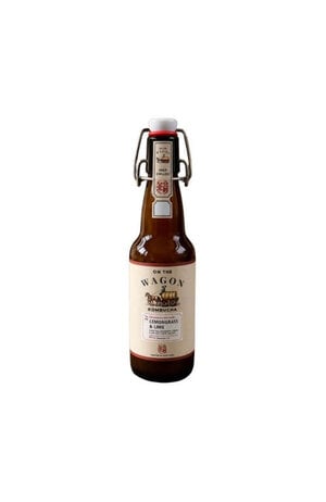 On The Wagon On The Wagon Kombucha Lemongrass & Lime 330ml