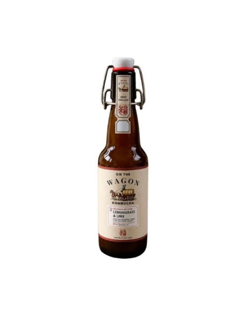 On The Wagon On The Wagon Kombucha Lemongrass & Lime 330ml