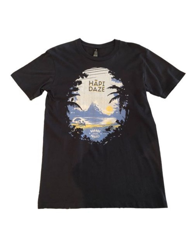 Garage Project Garage Project Hapi Daze Men's T Shirt Black L Size