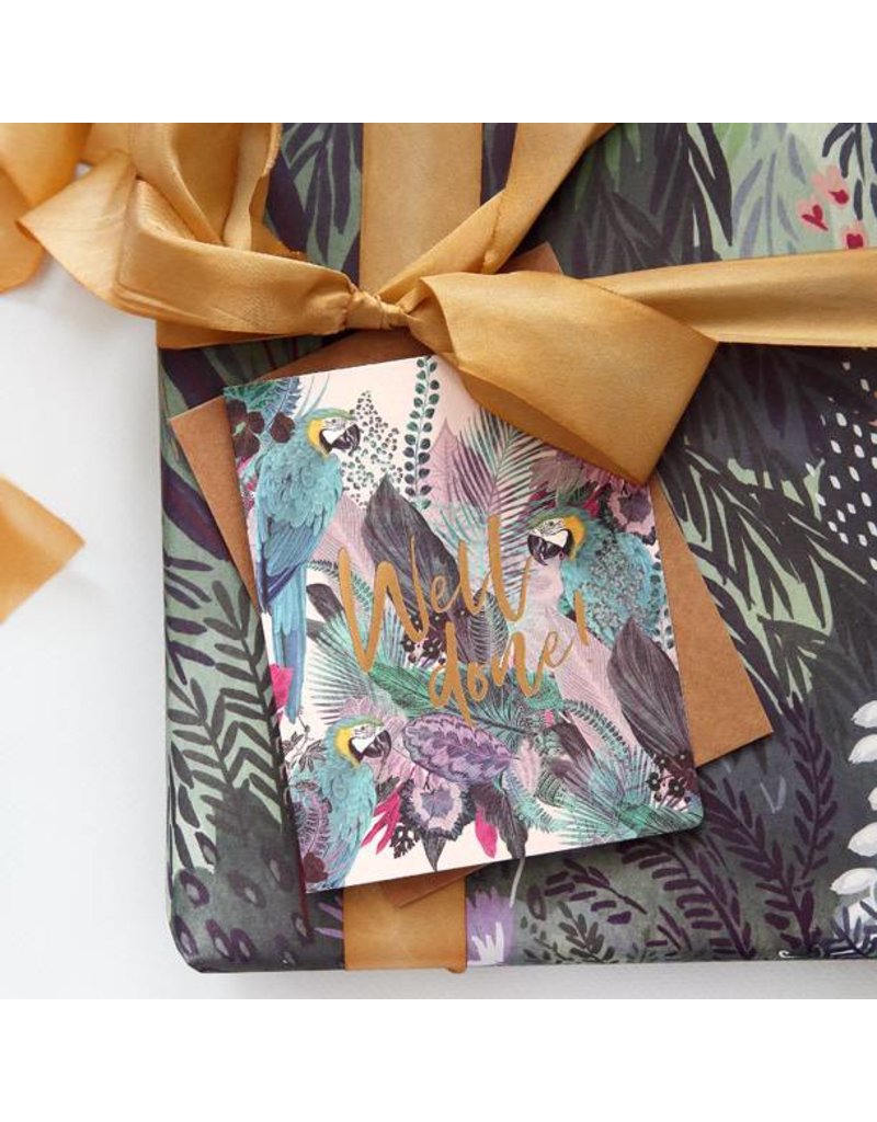 Bespoke Letter Press Bespoke Double Sided Gift Wrap - Jungle / Jungle Study