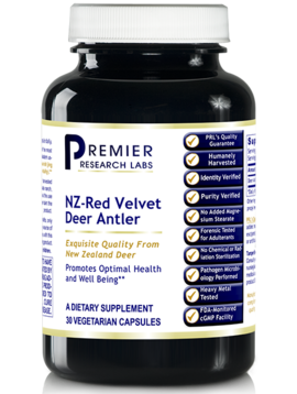 Premier Research Labs NZ-Red Velvet Deer Antler (30 Vcaps)