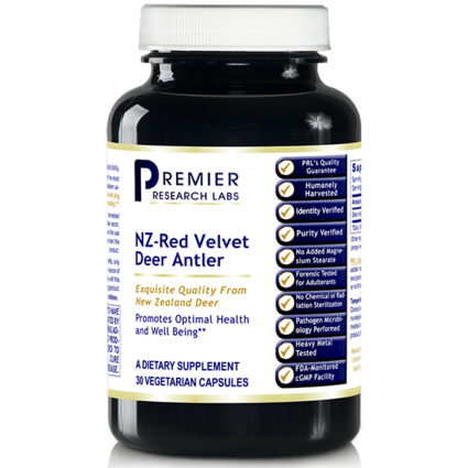Premier Research Labs NZ-Red Velvet Deer Antler (30 Vcaps)